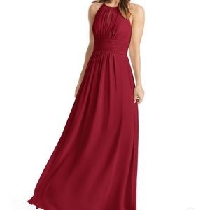 Azazie Bonnie Burgundy Bridesmaid Dress